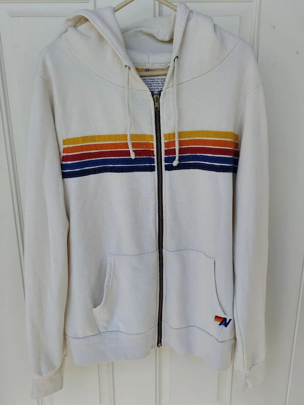 Aviator Nation 5 stripe hoodie size XL - Picture 5 of 10